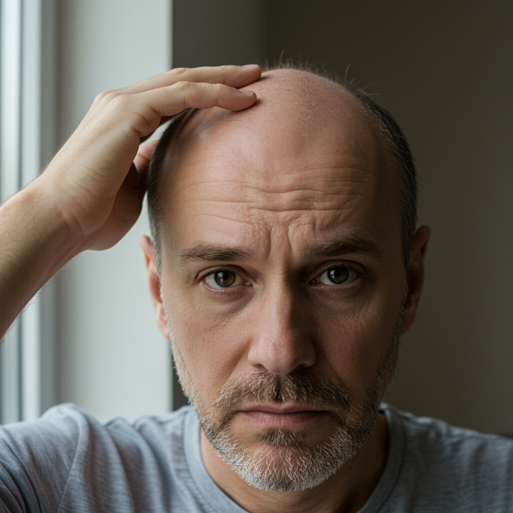 Oorzaken van haaruitval en kaalheid bij mannen